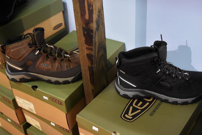 Variety of Hiking Boots