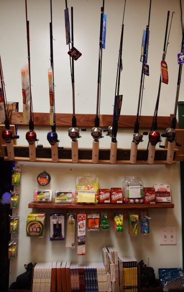 Selection of fishing gear