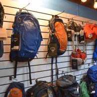 Variety of Backpacks and Outdoor Gear