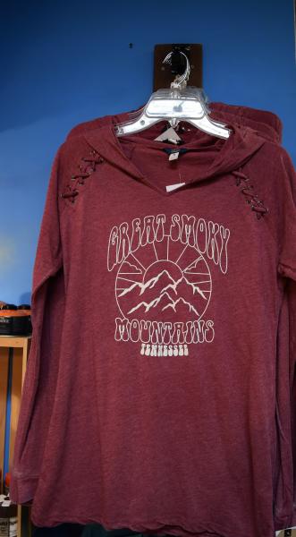 Maroon Great Smoky Mountain Pullover